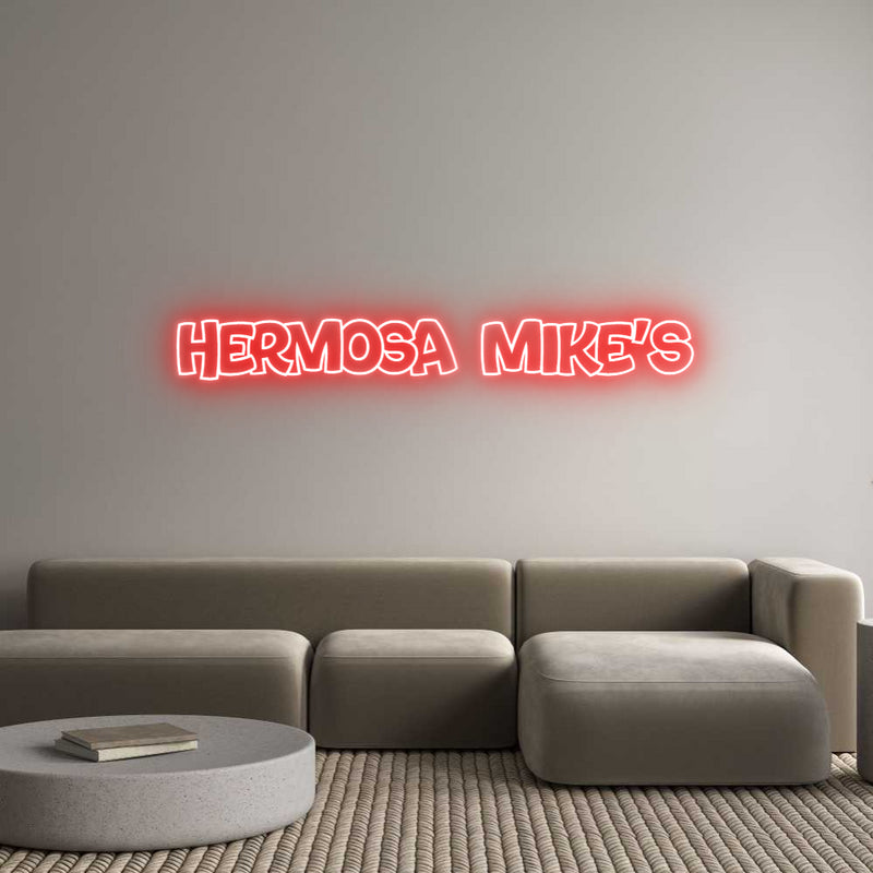 Custom Neon: Hermosa Mike's