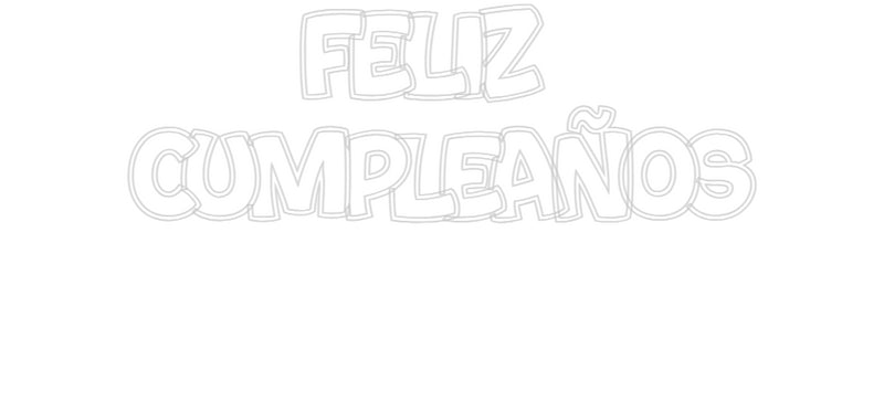 Custom Neon: FELIZ 
CUMPL...