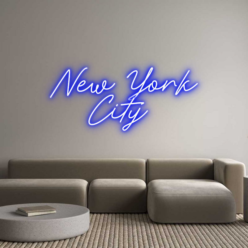 Custom Neon: New York
City