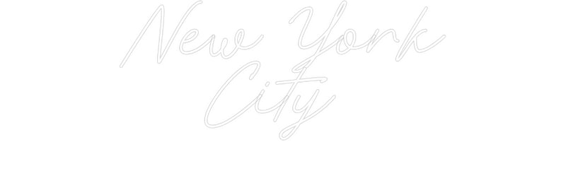 Custom Neon: New York
City