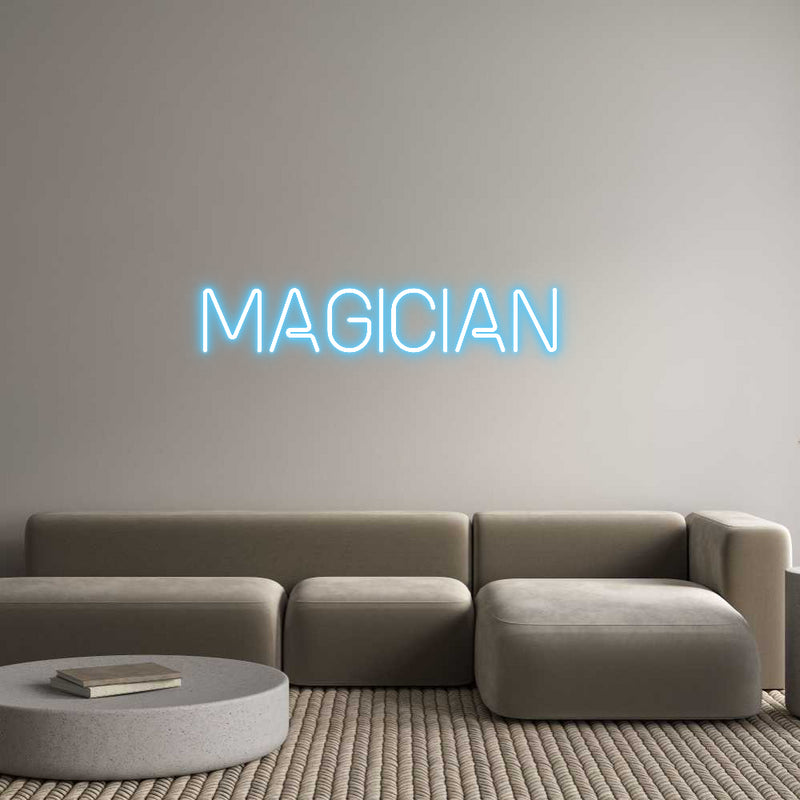 Custom Neon: MAGICIAN