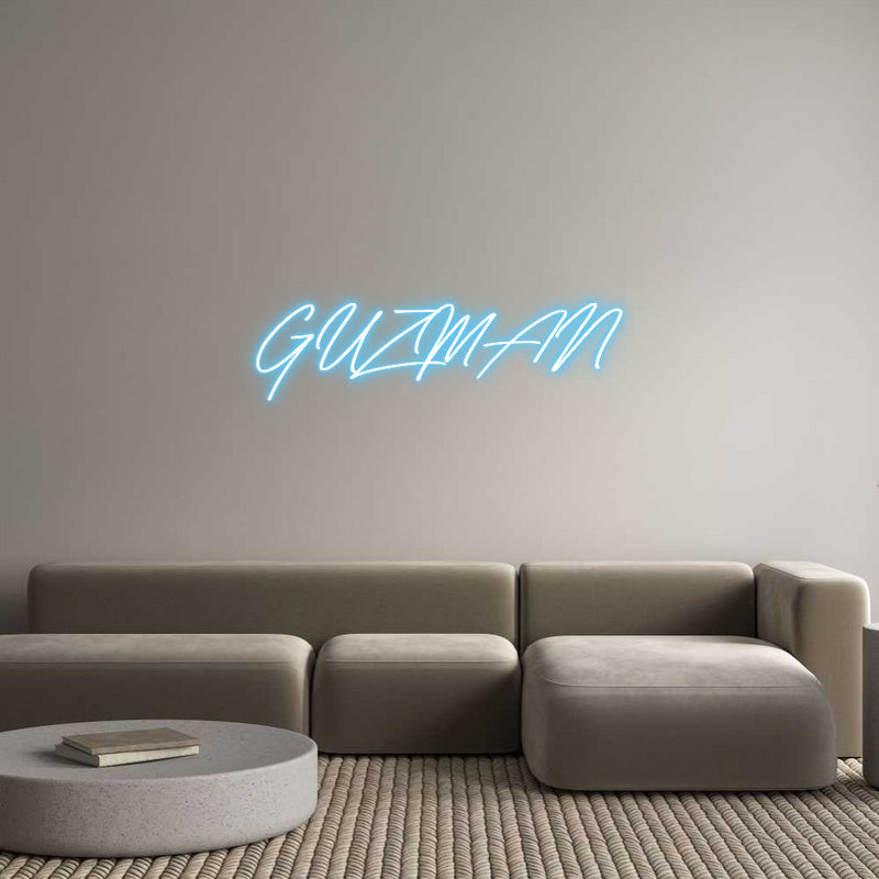 Custom Neon: GUZMAN