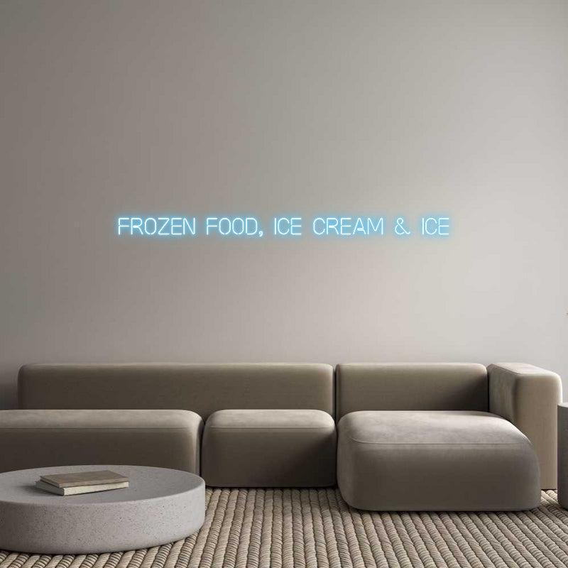 Custom Neon: Frozen Food, ...