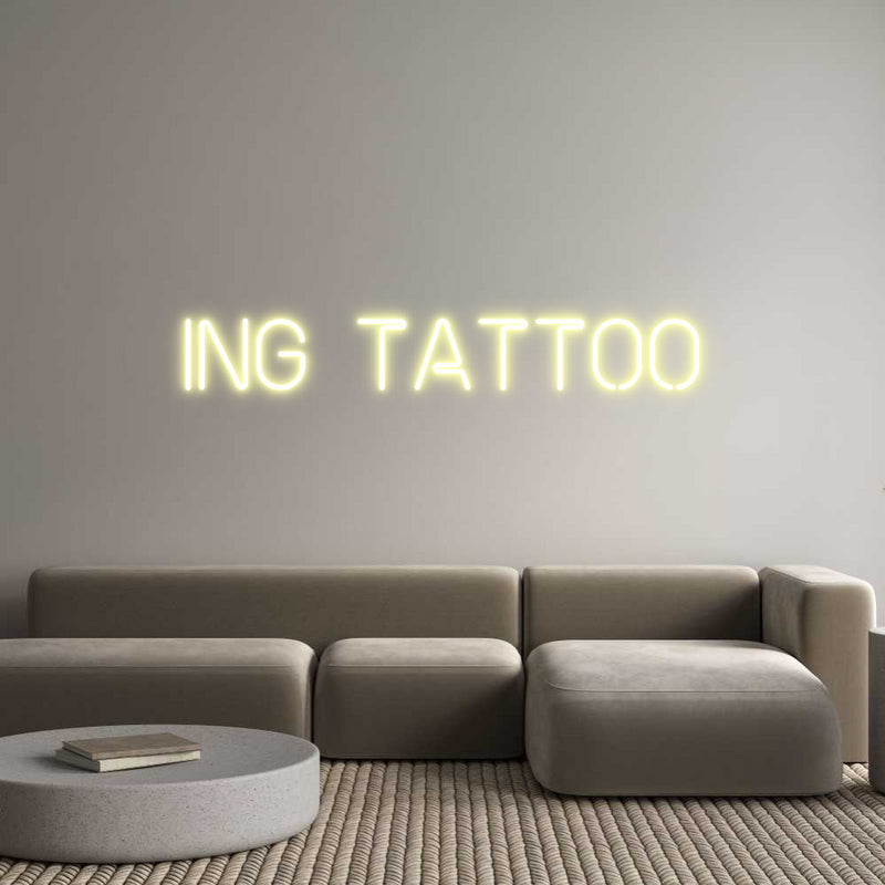 Custom Neon: ING TATTOO