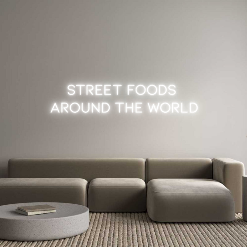 Custom Neon: STREET FOODS ...