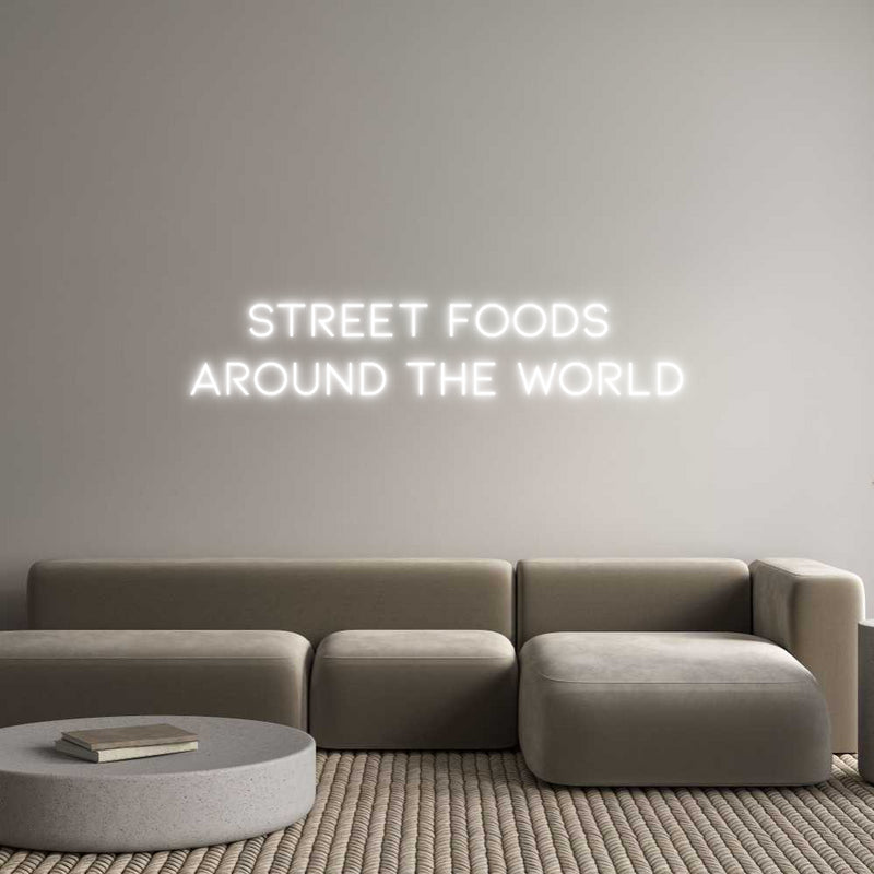 Custom Neon: Street foods ...