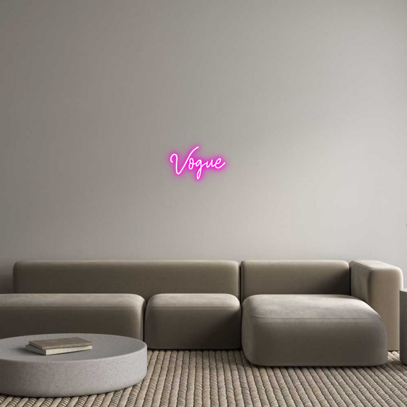 Custom Neon: Vogue