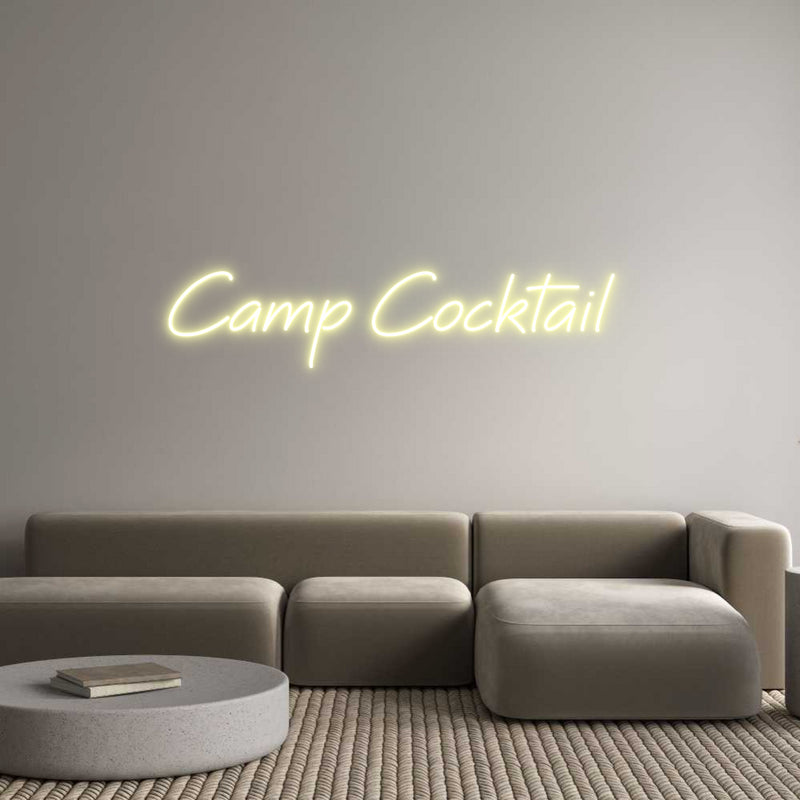 Custom Neon: Camp Cocktail