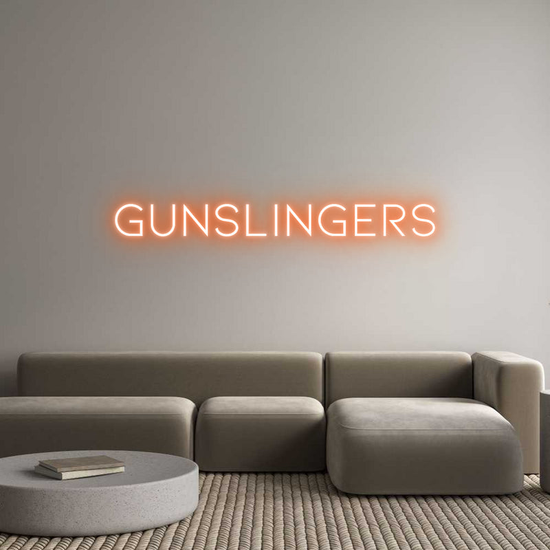 Custom Neon: GUNSLINGERS