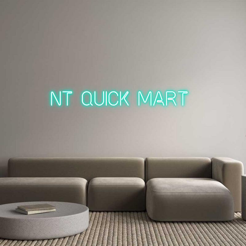 Custom Neon: nt quick mart