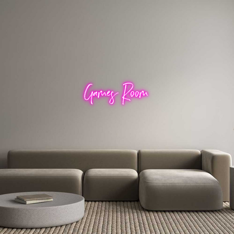 Custom Neon: Games Room