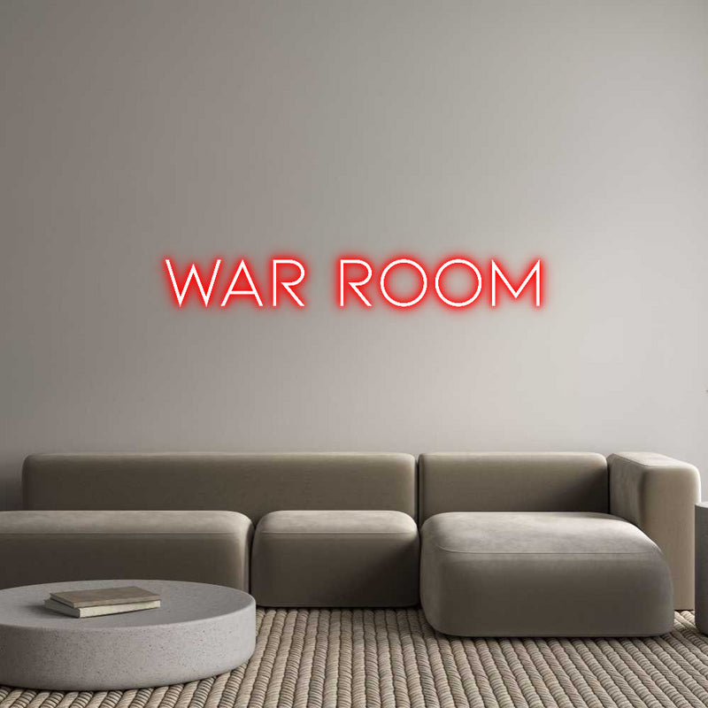 Custom Neon: WAR ROOM