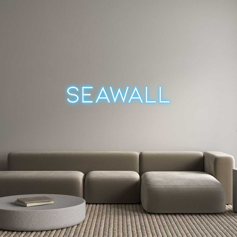 Custom Neon: SEAWALL