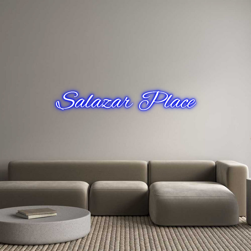 Custom Neon: Salazar Place