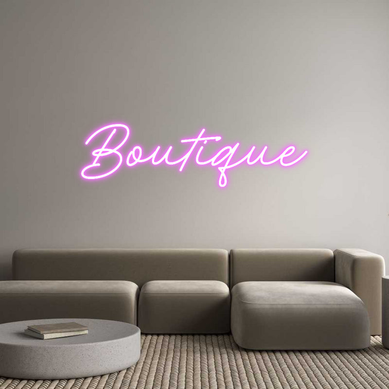 Custom Neon: Boutique