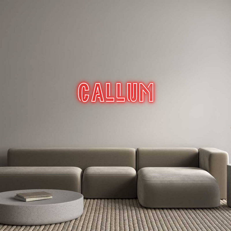 Custom Neon: Callum