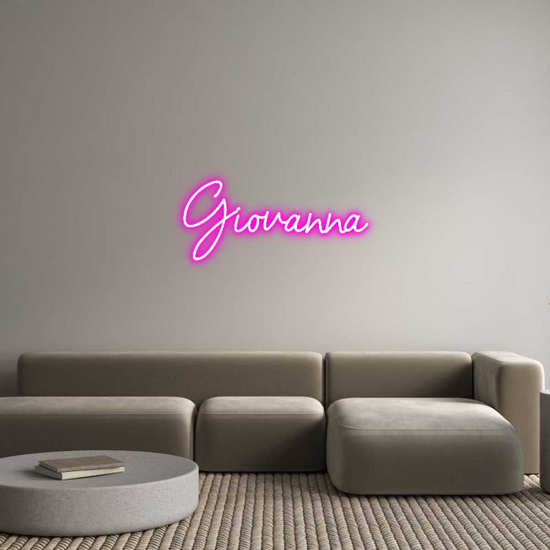 Custom Neon: Giovanna