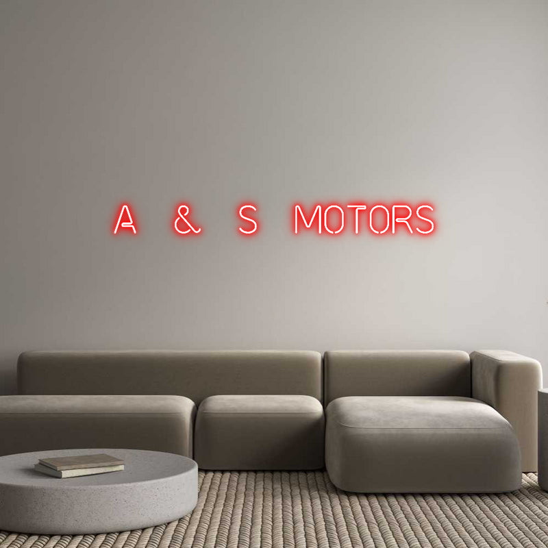 Custom Neon: A & S MOTORS