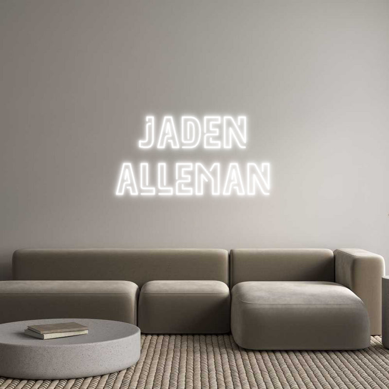 Custom Neon: Jaden
Alleman