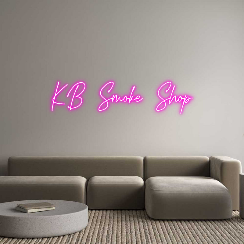 Custom Neon: KB Smoke Shop