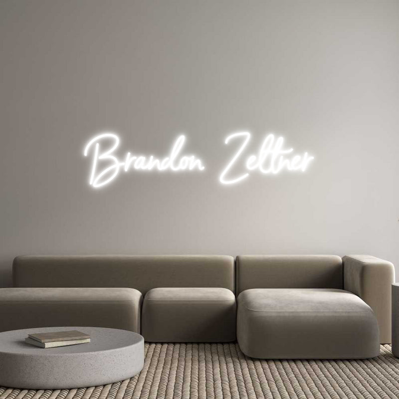 Custom Neon: Brandon Zeltner