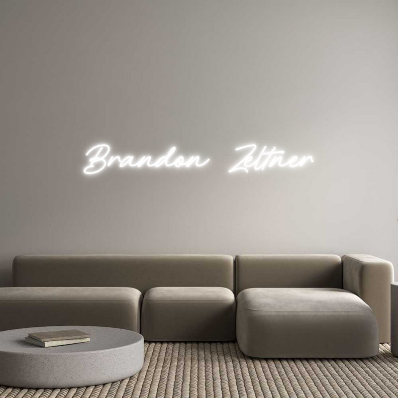 Custom Neon: Brandon Zeltner