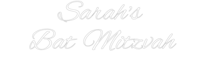 Custom Neon: Sarah's 
Bat...