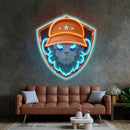Gorilla Head LED Neon Sign Light Pop Art
