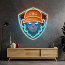 Gorilla Head LED Neon Sign Light Pop Art