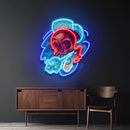 Graffiti Skull LED Neon Sign Light Pop Art