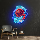 Graffiti Skull LED Neon Sign Light Pop Art