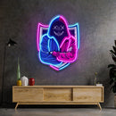 Hacker Mascot LED Neon Sign Light Pop Art