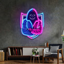 Hacker Mascot LED Neon Sign Light Pop Art