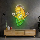 Happy Corn LED Neon Sign Light Pop Art