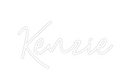 Custom Neon: Kenzie
