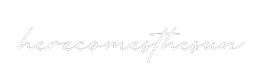 Custom Neon: herecomesthesun