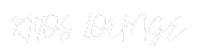 Custom Neon: KTIOS LOUNGE