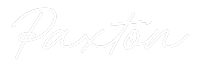 Custom Neon: Paxton