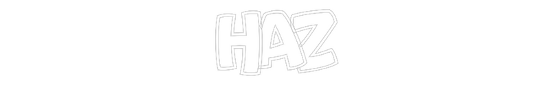 Custom Neon: HAZ