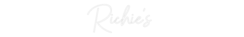 Custom Neon: Richie’s