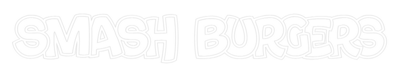 Custom Neon: Smash Burgers