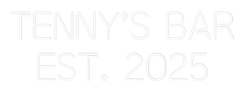 Custom Neon: Tenny’s Bar
...