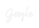 Custom Neon: Google