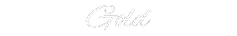 Custom Neon: Gold