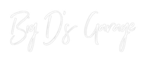 Custom Neon: Big D's Garage