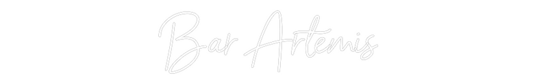Custom Neon: Bar Artemis