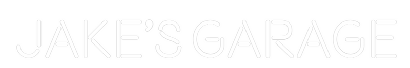 Custom Neon: JAKE'S GARAGE