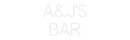 Custom Neon: A&J's
Bar