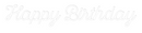 Custom Neon: Happy Birthday