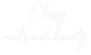 Custom Neon: Classy
nails...
